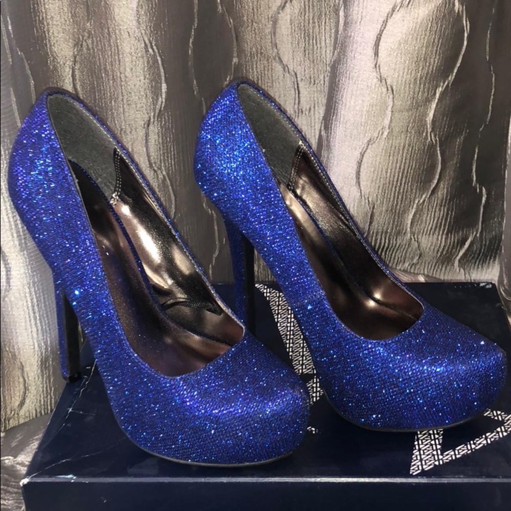 Sparkle Blue heels